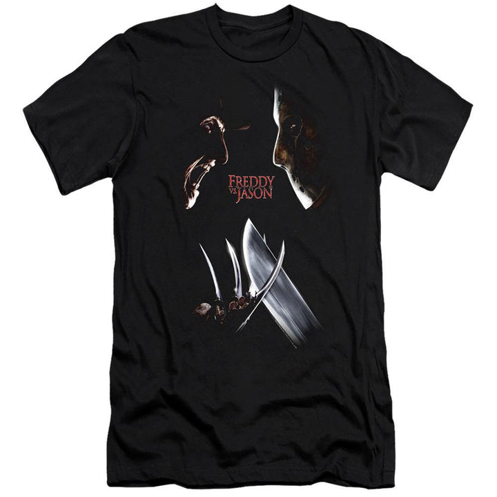 Freddy VS Jason Face Off T-Shirt - Rocker Merch
