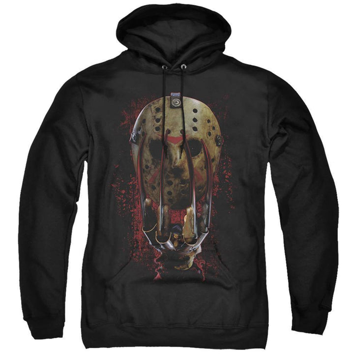 Freddy VS Jason Mask And Claws Hoodie - Rocker Merch