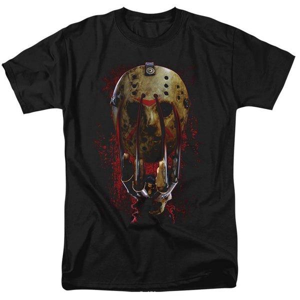 Freddy VS Jason Mask And Claws T-Shirt - Rocker Merch