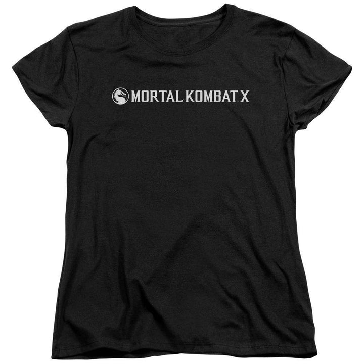Mortal Kombat X Horizontal Logo Women's T-Shirt | Rocker Merch™