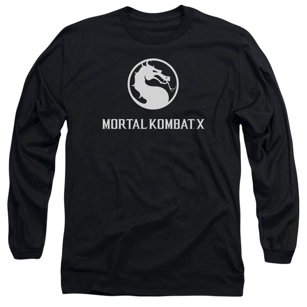 Mortal Kombat X Dragon Logo Long Sleeve T-Shirt | Rocker Merch™