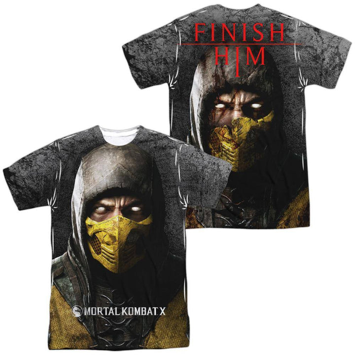 Mortal Kombat X Finish Him Sublimation T-Shirt - Rocker Merch