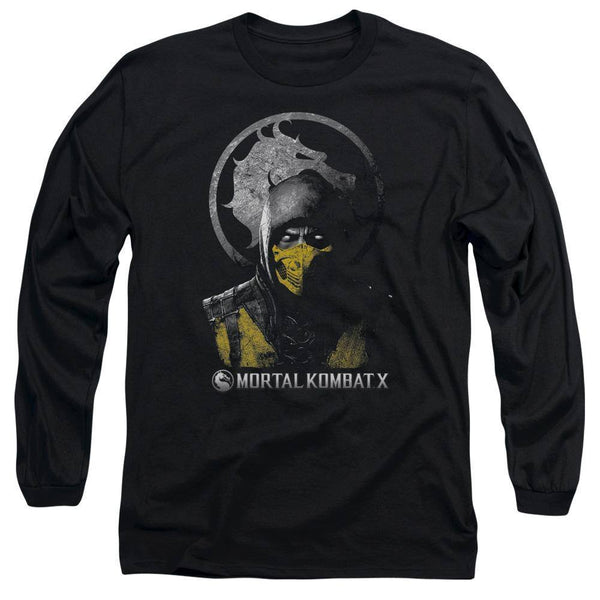 Mortal Kombat X Scorpoin Bust Long Sleeve T-Shirt | Rocker Merch™