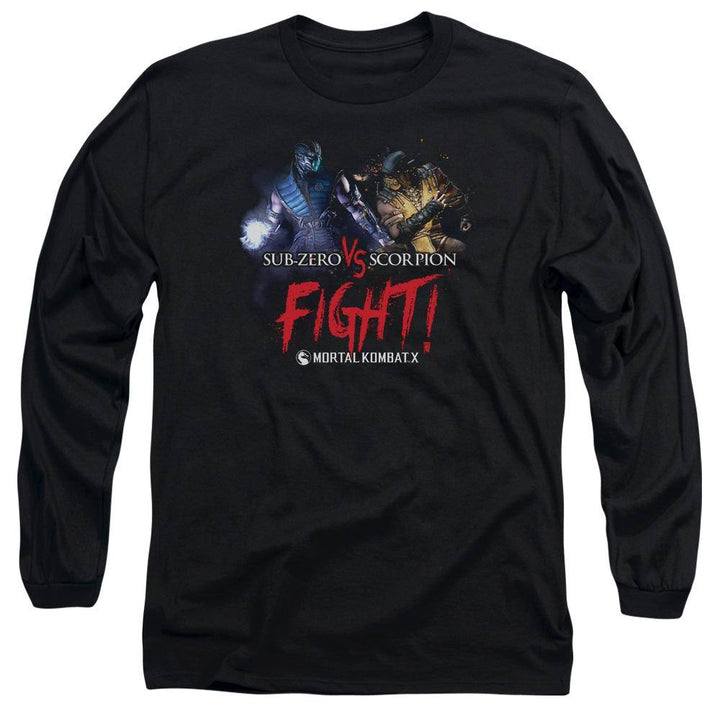 Mortal Kombat X Fight Long Sleeve T-Shirt - Rocker Merch