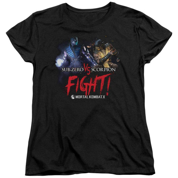 Mortal Kombat X Fight Women's T-Shirt - Rocker Merch