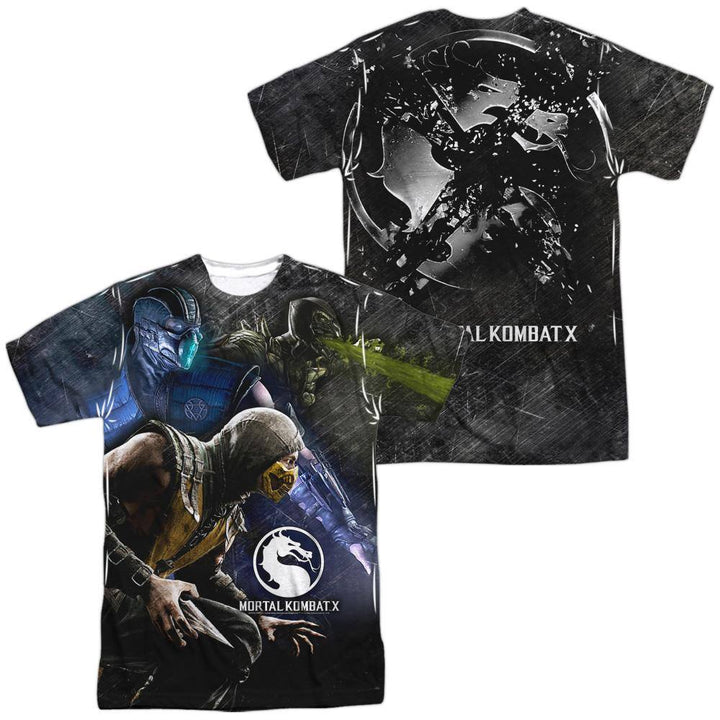 Mortal Kombat X Three Of A Kind Sublimation T-Shirt - Rocker Merch