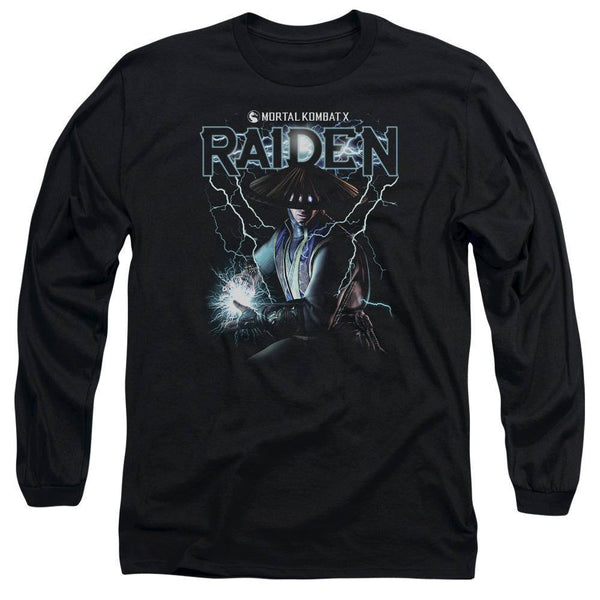 Mortal Kombat X Raiden Bolts Long Sleeve T-Shirt | Rocker Merch™