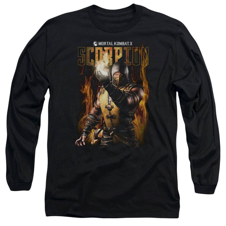 Mortal Kombat X Scorpion Long Sleeve T-Shirt | Rocker Merch™