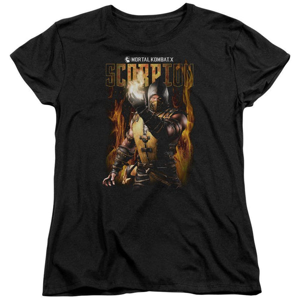 Mortal Kombat X Scorpion Women's T-Shirt | Rocker Merch™