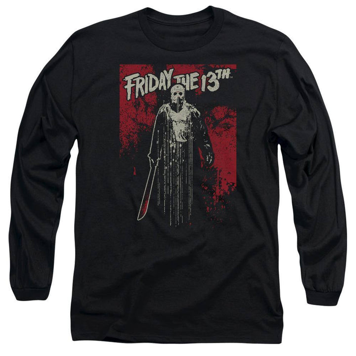 Friday The 13th Drip Long Sleeve T-Shirt - Rocker Merch