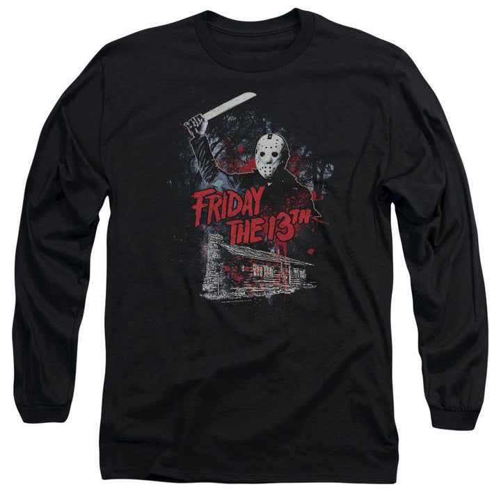 Friday The 13th Cabin Long Sleeve T-Shirt - Rocker Merch