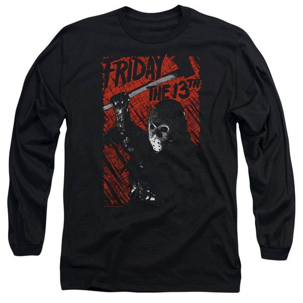 Friday The 13th Movie Jason Lives Long Sleeve T-Shirt - Rocker Merch