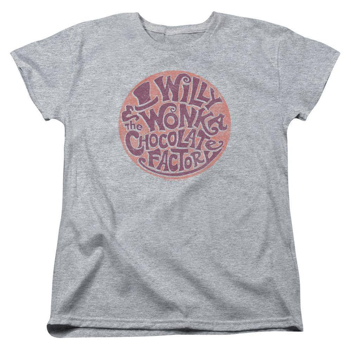 Willy Wonka Movie Circle Logo Women's T-Shirt - Rocker Merch