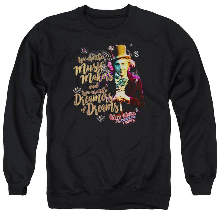 Willy Wonka Movie Music Makers Sweatshirt - Rocker Merch