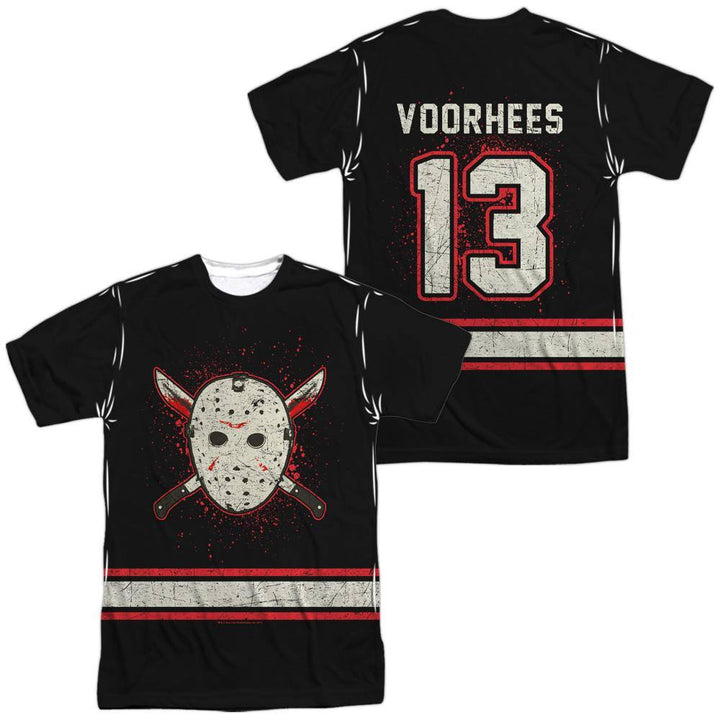 Friday The 13th Voorhees Jersey Sublimation T-Shirt | Rocker Merch™