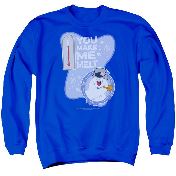 Frosty The Snowman Melt Sweatshirt - Rocker Merch