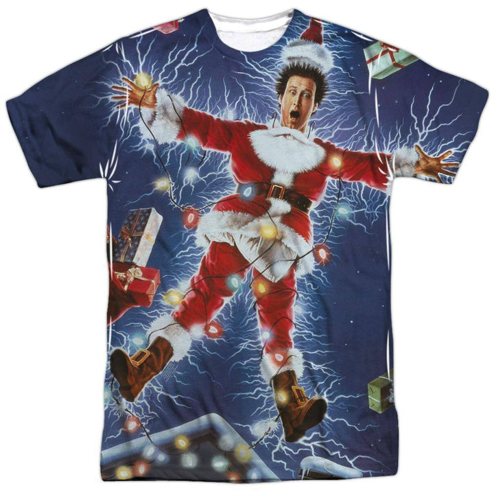 Christmas Vacation Movie Electrified Sublimation T-Shirt - Rocker Merch