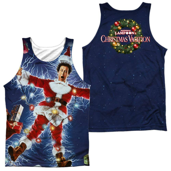Christmas Vacation Movie Electrified Sublimation Tank Top - Rocker Merch