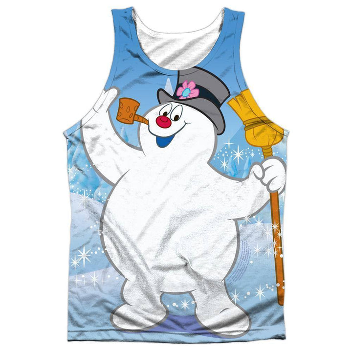 Frosty The Snowman Frosty Wave Sublimation Tank Top - Rocker Merch