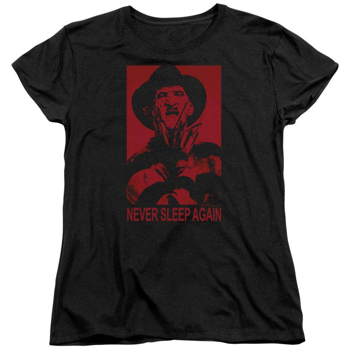 Nightmare On Elm Street Never Sleep Again Women's T-Shirt - Rocker Merch