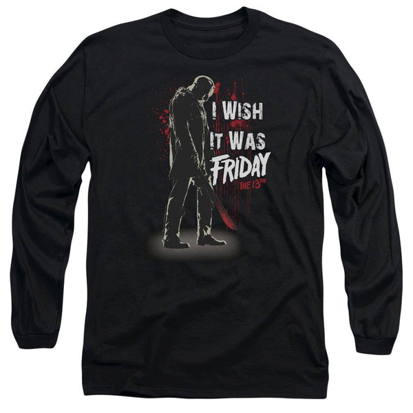 Friday The 13th I Wish Long Sleeve T-Shirt | Rocker Merch™