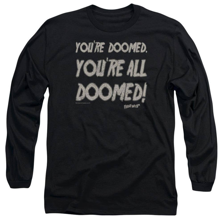 Friday The 13th Doomed Long Sleeve T-Shirt | Rocker Merch™