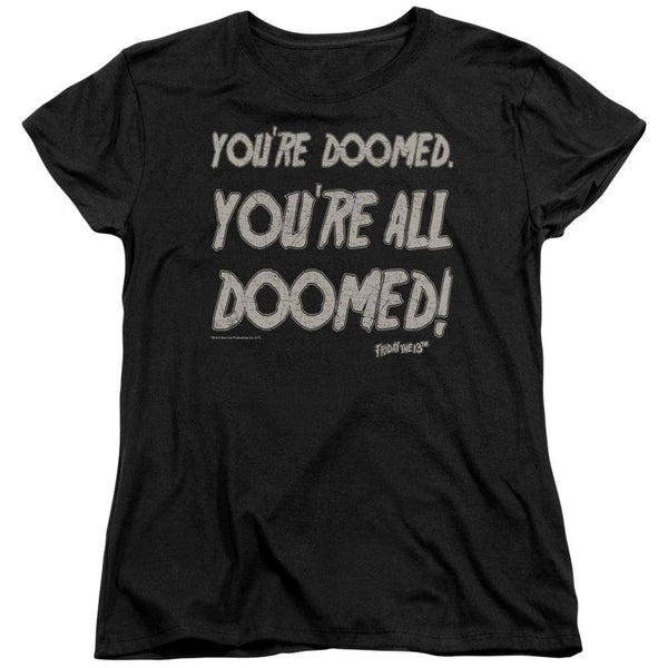 Friday The 13th Doomed Women's T-Shirt | Rocker Merch™