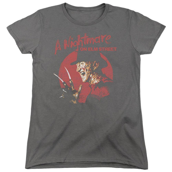 Nightmare On Elm Street Freddy Circle Women's T-Shirt - Rocker Merch