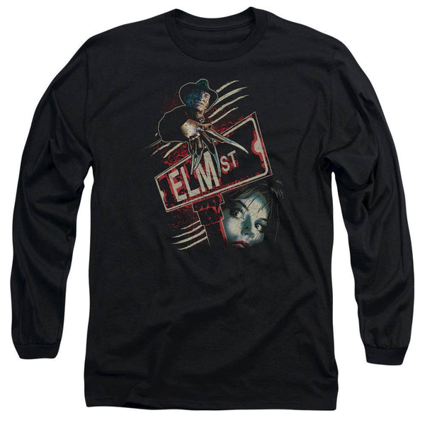 Nightmare On Elm Street Elm St Long Sleeve T-Shirt - Rocker Merch