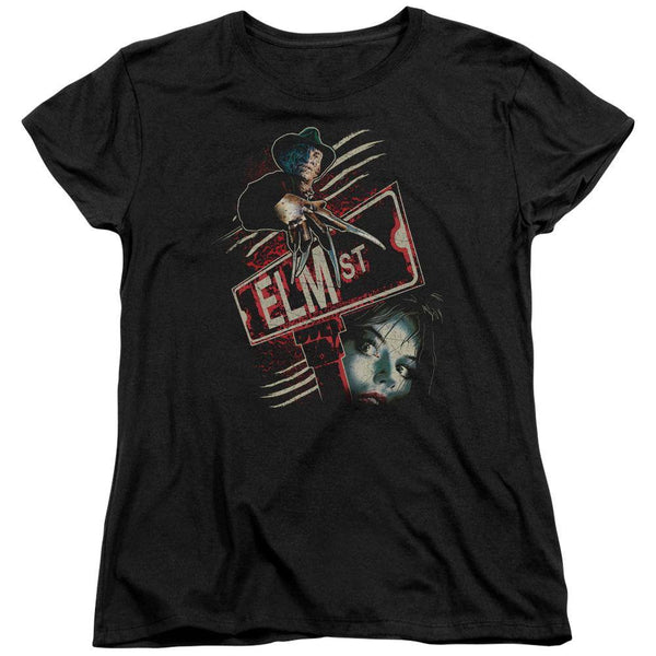 Nightmare On Elm Street Elm St Women's T-Shirt - Rocker Merch