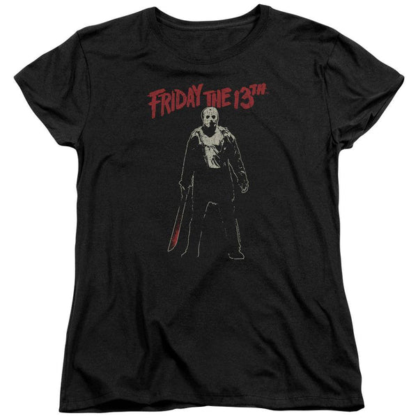 Friday The 13th Movie Jason Stance Women's T-Shirt - Rocker Merch™