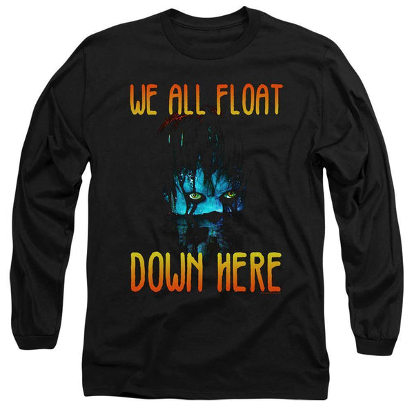 It Movie We All Float Long Sleeve T-Shirt | Rocker Merch™