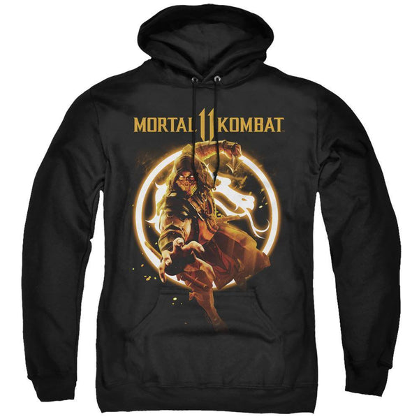 Mortal Kombat 11 Scorpion Flame Hoodie | Rocker Merch™