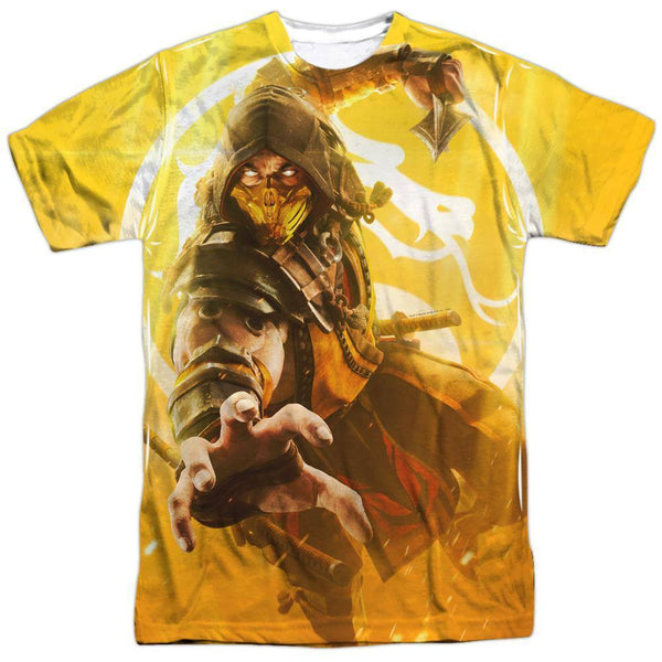 Mortal Kombat Scorpion Attack Sublimation T-Shirt | Rocker Merch™