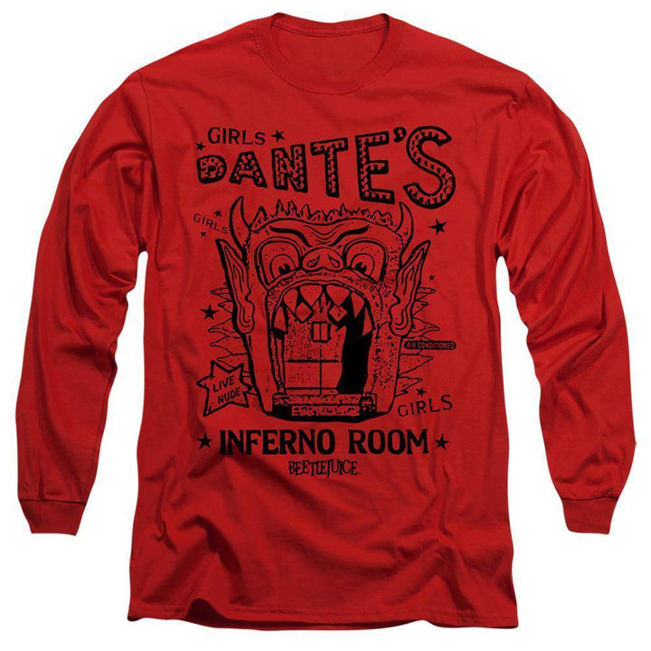 Beetlejuice Movie Dante's Inferno Long Sleeve T-Shirt - Rocker Merch