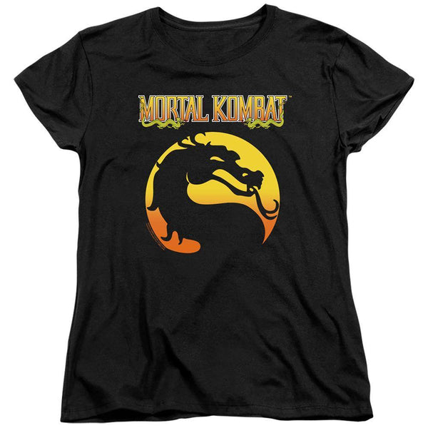 Mortal Kombat Classic Logo Women's T-Shirt | Rocker Merch™