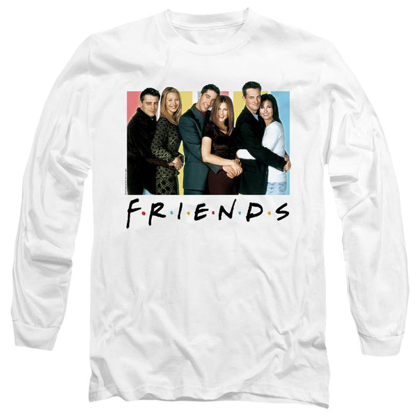 Friends Cast Logo Long Sleeve T-Shirt - Rocker Merch™
