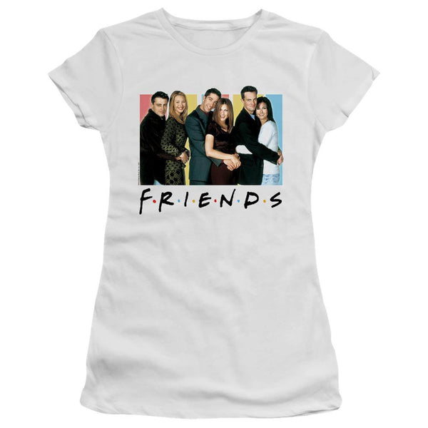 Friends Cast Logo Juniors T-Shirt - Rocker Merch™