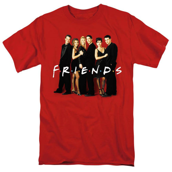 Friends Cast In Black T-Shirt - Rocker Merch™