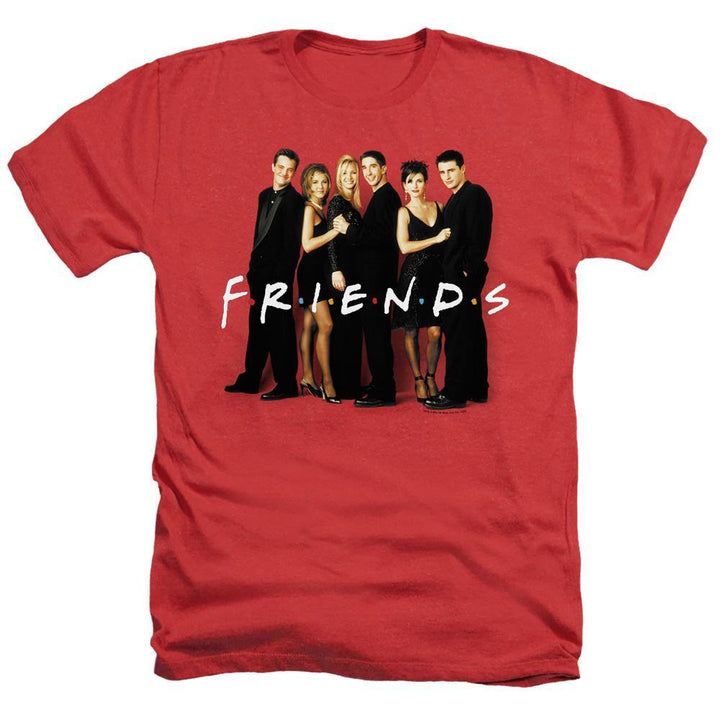 Friends Cast In Black T-Shirt - Rocker Merch™