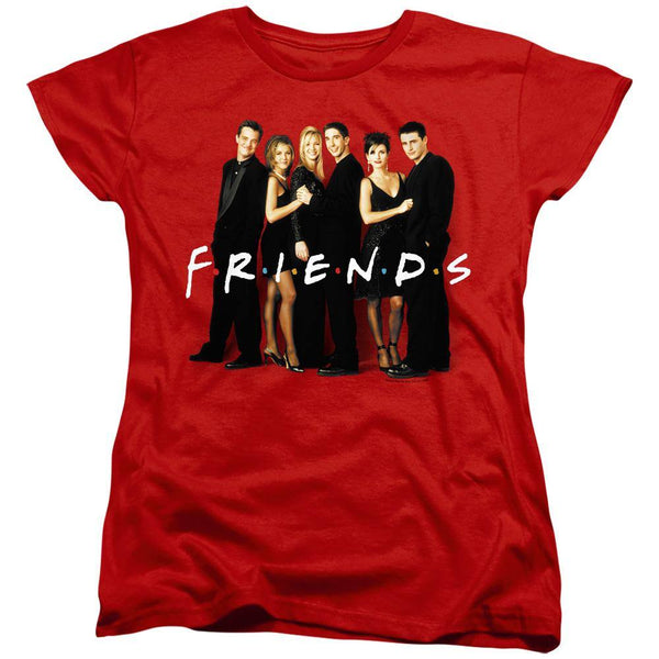 Friends Cast In Black Women's T-Shirt - Rocker Merch™