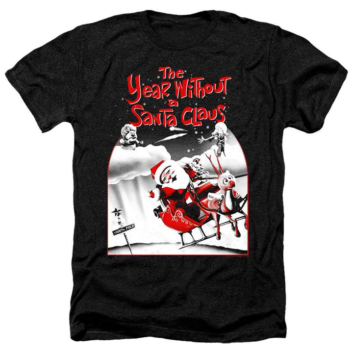 The Year Without A Santa Claus Santa Poster T-Shirt - Rocker Merch