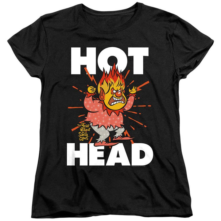 The Year Without A Santa Claus Hot Head Women's T-Shirt - Rocker Merch