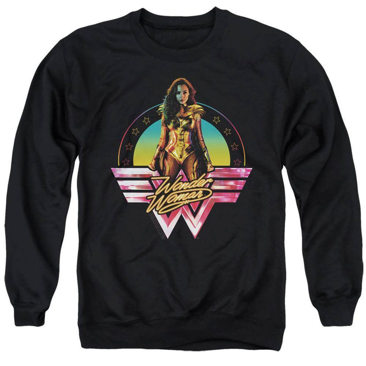 Wonder Woman 1984 Movie Color Pop Sweatshirt - Rocker Merch