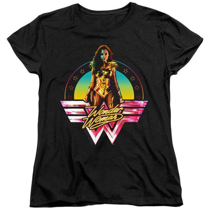 Wonder Woman 1984 Movie Color Pop Women's T-Shirt - Rocker Merch