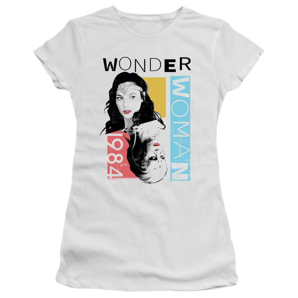 Wonder Woman 1984 Movie Color Blocks Juniors T-Shirt - Rocker Merch™