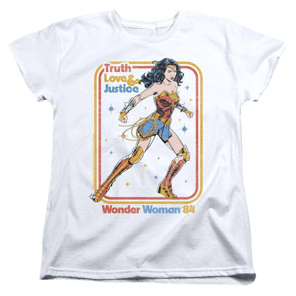 Wonder Woman 1984 Movie Retro Justice Women's T-Shirt - Rocker Merch
