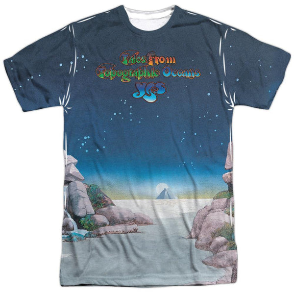 Yes Topographic Oceans Album Cover Sublimation T-Shirt - Rocker Merch