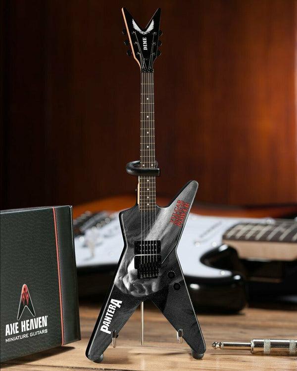 Axe Heaven Dimebag Darrell Pantera Vulgar Display Miniature Guitar